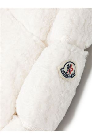 Cream white feather down jacket MONCLER KIDS | 1A0011054AM6034